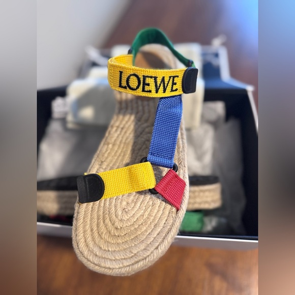 NWT Loewe x Paula's Ibiza Strappy Espadrille Sandal 41 Mens | Designer | Chunky - Picture 4 of 15
